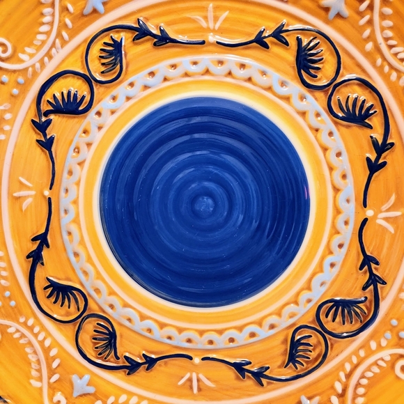 Casa Bella by Ganz Decorative  10 inch serving plate - Picture 3 of 6